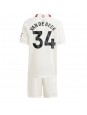 Manchester United Donny van de Beek #34 Dječji Rezervni Dres kompleti 2023-24 Kratak Rukavima (+ kratke hlače)